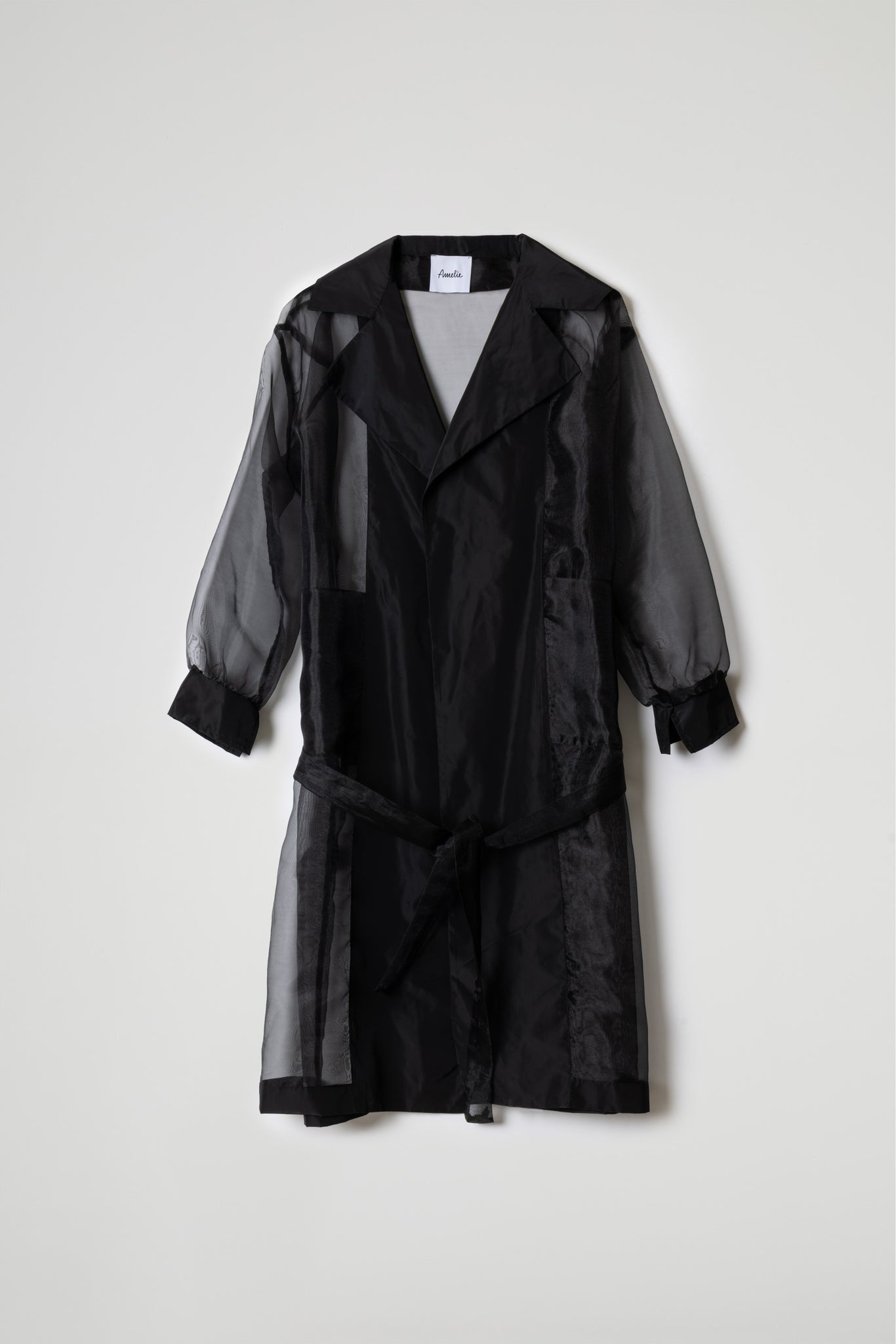 LONG DUST COAT IN LIGHT ORGANZA